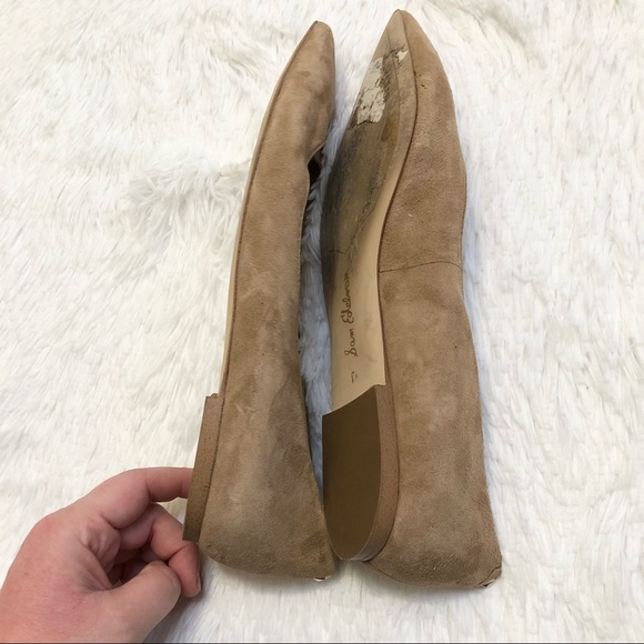 Sam Edelman Suede Rae Pointed Flats Sz 8.5 - Picture 7 of 12